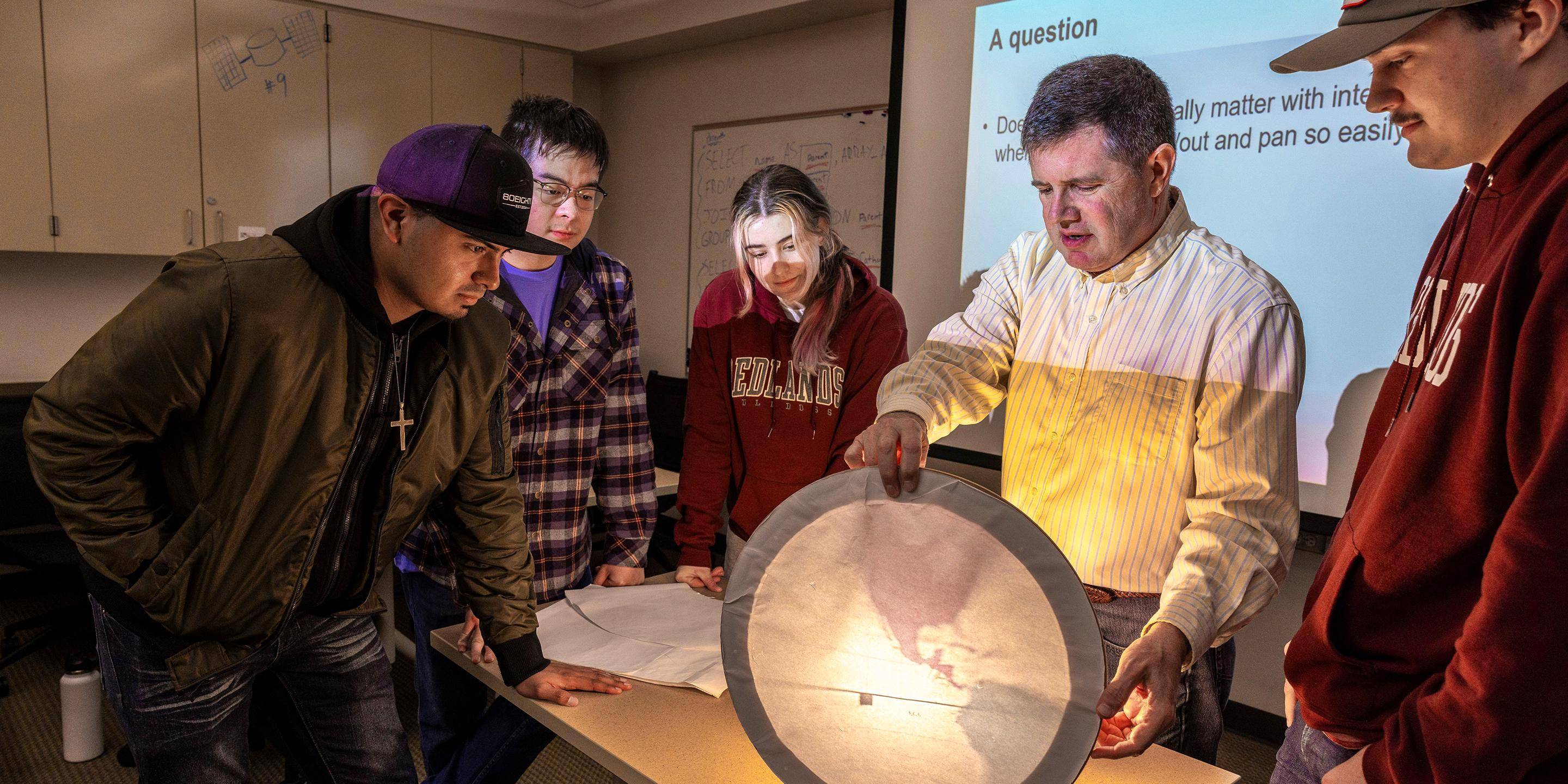 Media row - Undergraduate GIS program