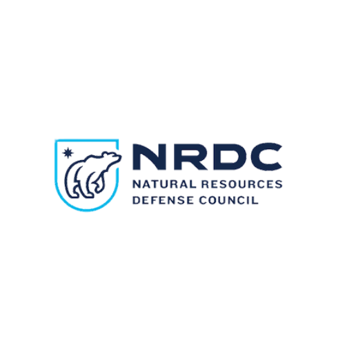 a logo with bears and a shield