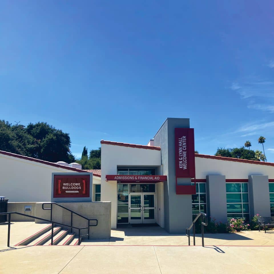 Admissions building - Ken & Lynn Hall Welcome Center