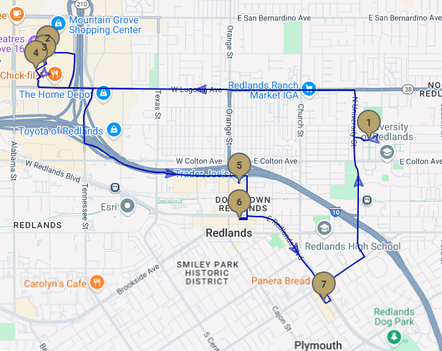 Shuttle Service Route