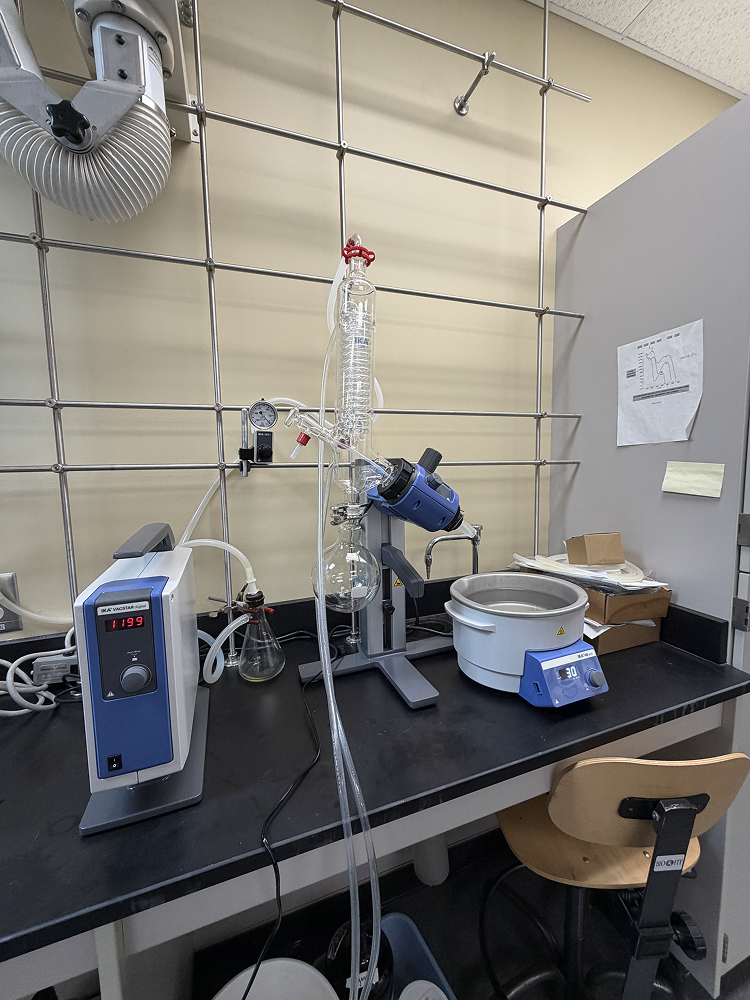 a laboratory equipment on a table